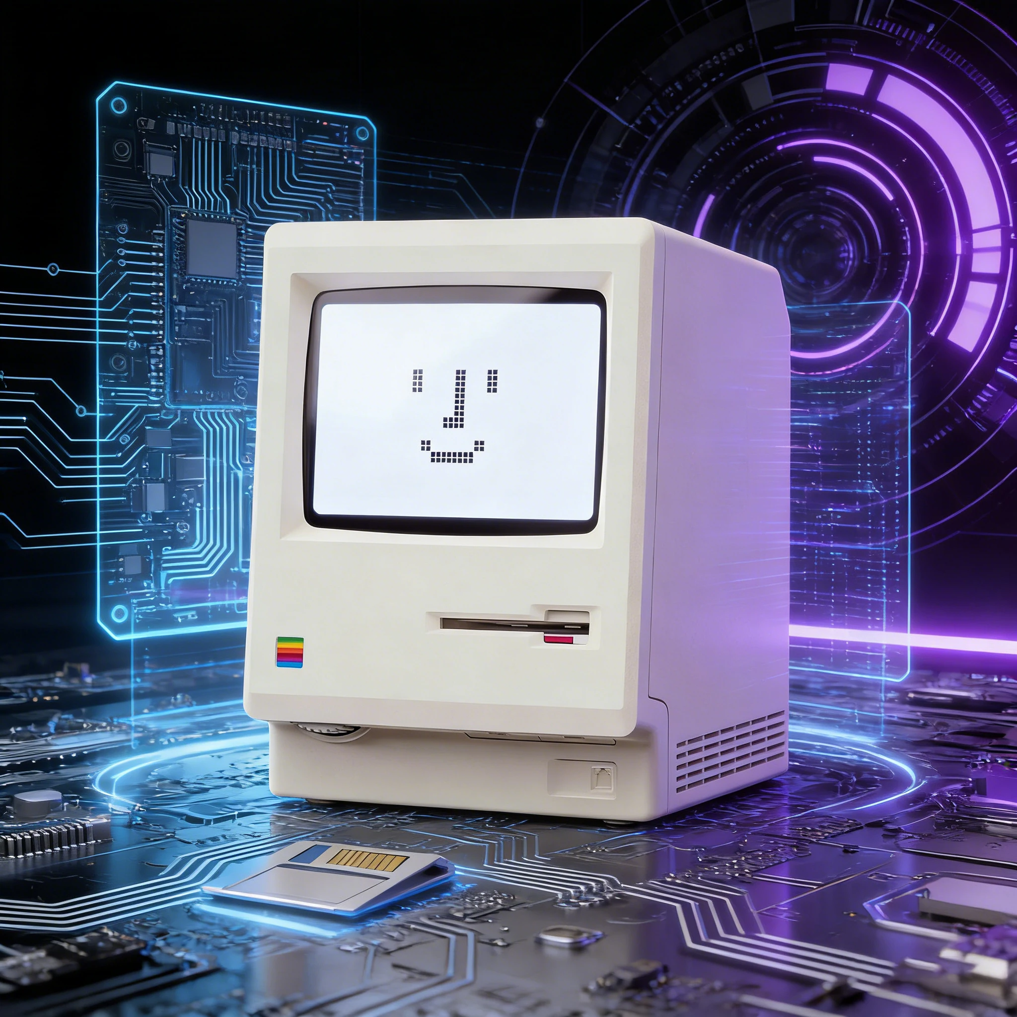 

Maclock Retro Clock Creativity Alarm Clock Student Specific Wake Up Artifact Desktop Decor Computer Keyboard Accessories Gift