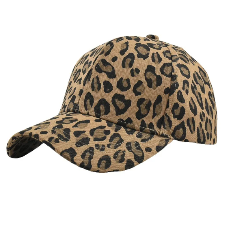 New fashion men and women leopard print baseball cap outdoor sun-proof fashion all-match ins peaked hat