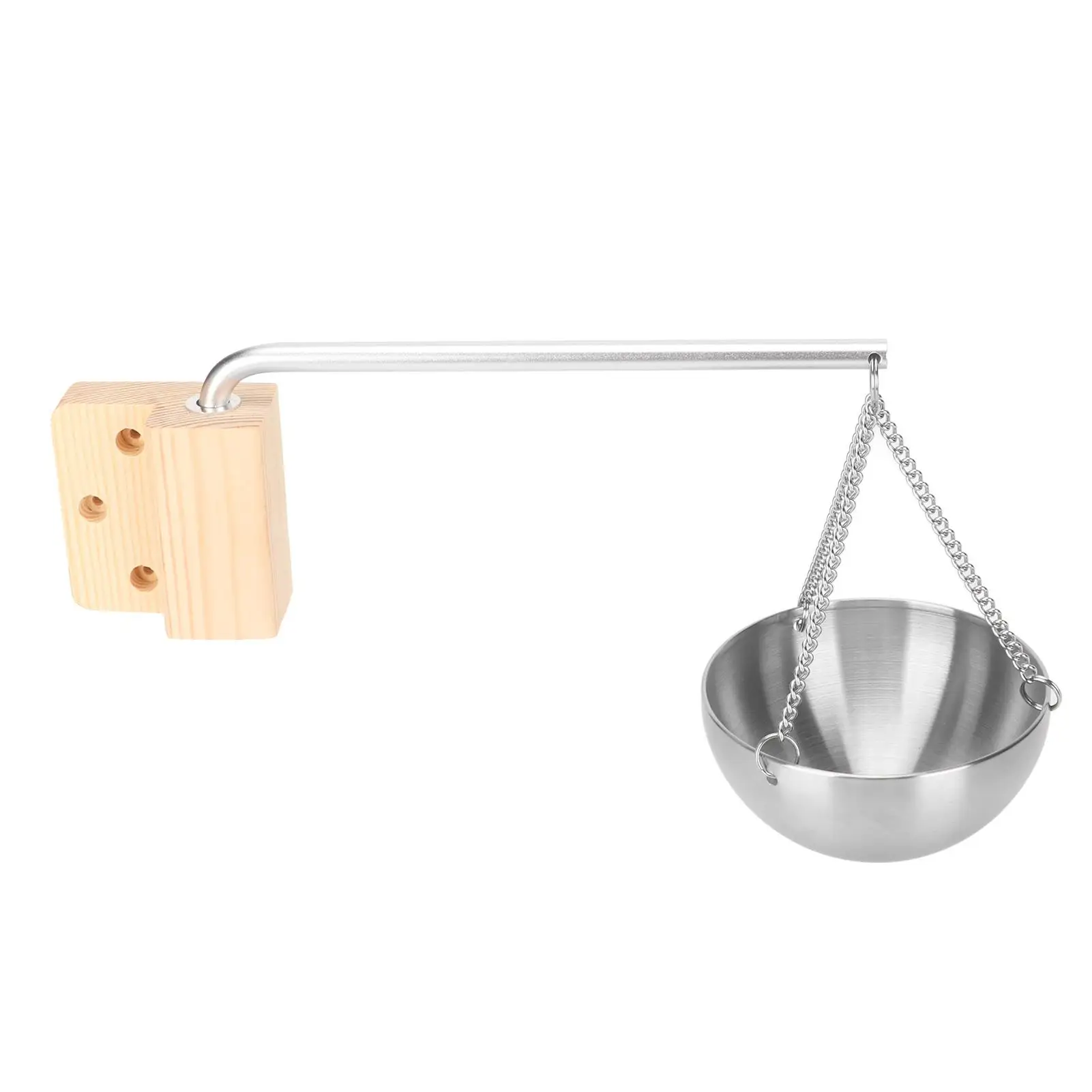 

Держатель эфирного масла для сауны из нержавеющей стали с регулируемой цепью для ароматерапии и спа-салона. Простая установка. Поворотный рычаг.