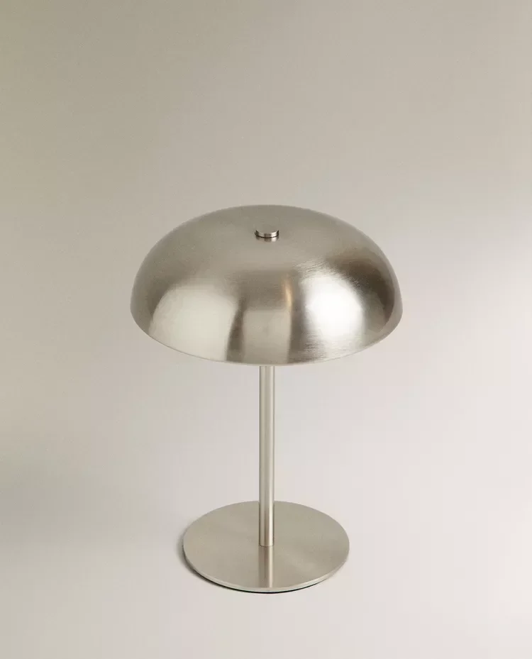 Mushroom-shaped USB charging table lamp for use by the bed – a creative camping night light.Coconut Tree Atmosphere Light