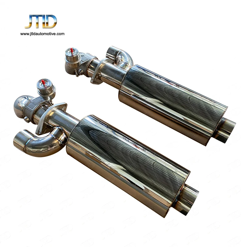 Performance Stainless Steel Exhaust Remote Control I Pipe valved muffler with Cutout Valve