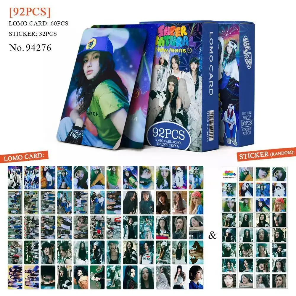 

92pcs NewJeans Limited Edition LOMO Double-Sided Photocards K-pop Album Merch