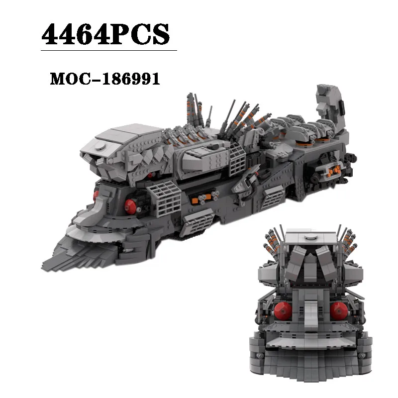 

Building Block MOC-186991 Transport Train Splicing Assembly Building Block Model 4464PCS Birthday Christmas Toy Children's Gift