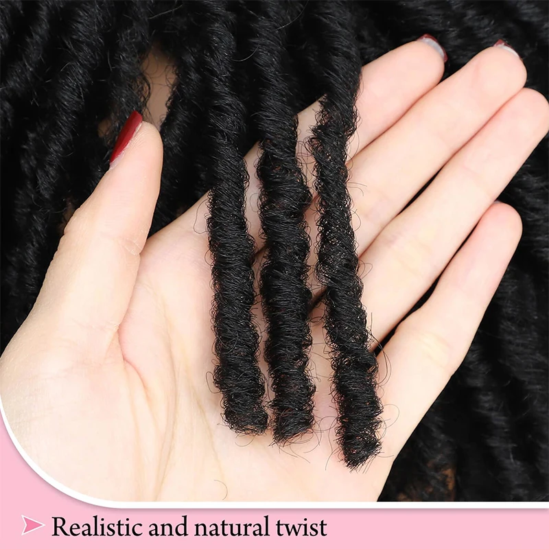 Short Crochet Wigs Synthetic Clips in Hair Toupee Extensions Afro Synthetic Braided Half Wig Dreadlock Hairpieces For Men Women