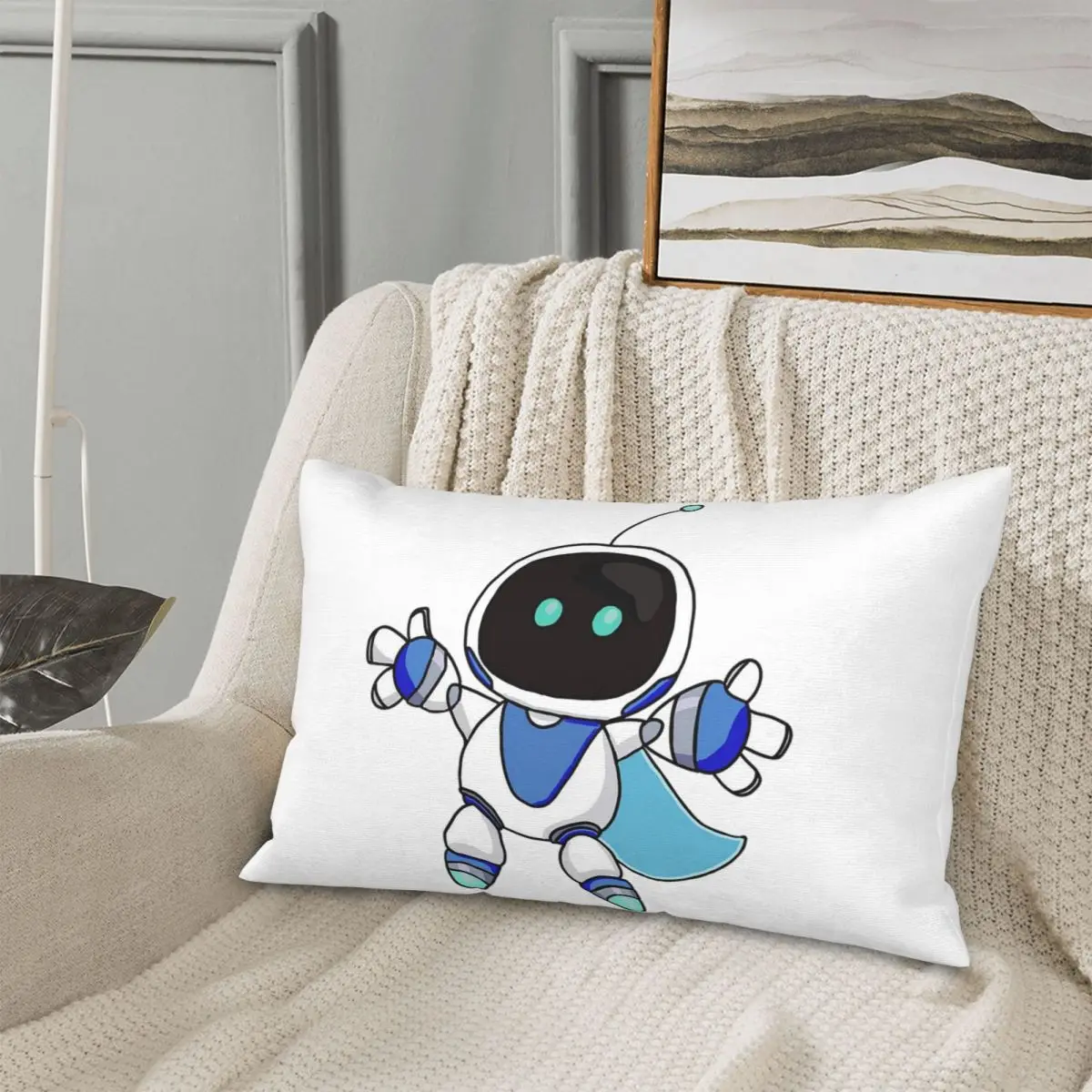 

Game A-Astro Bots Cartoon Anime Astrobot Fanart Rectangle Pillowcase Cushion Cover Decor Bedroom Bed Home Comfort Throw Pillow