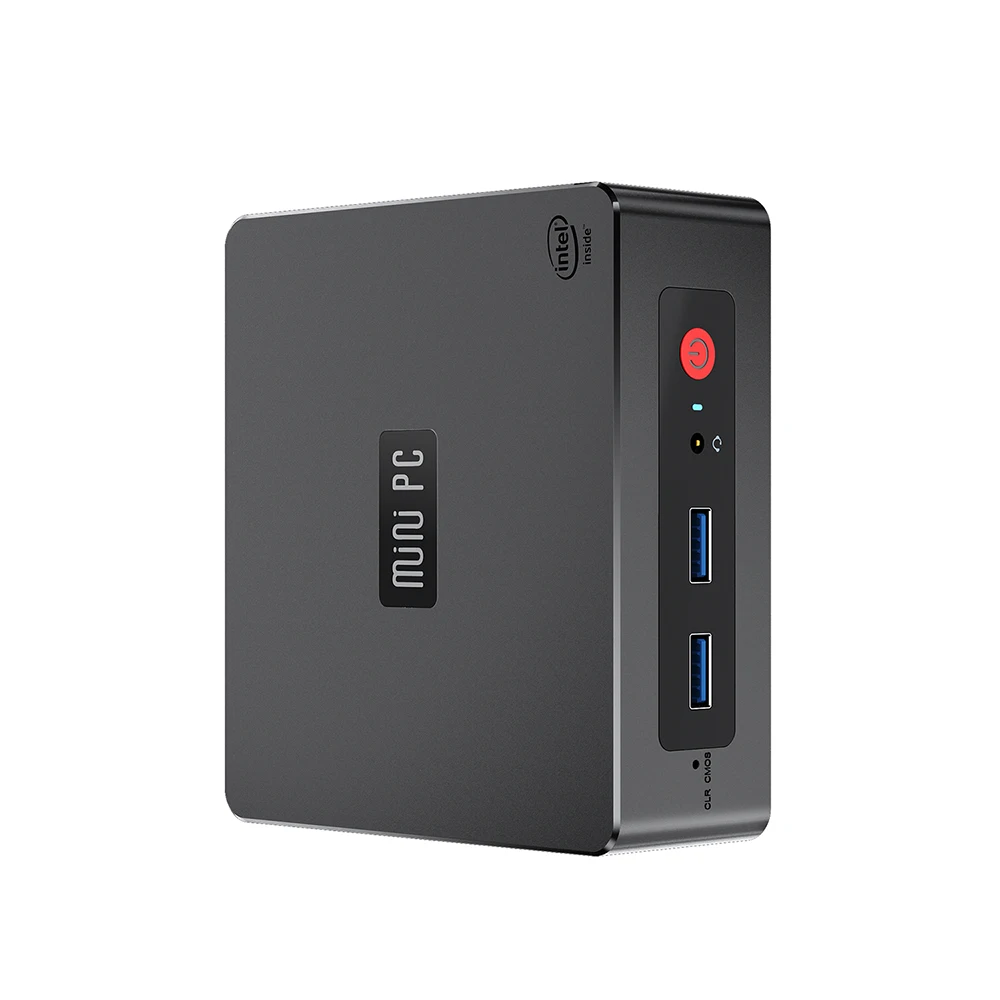 Mainframe mini PC GK mini J4125 neutro com suporte de saída 4K