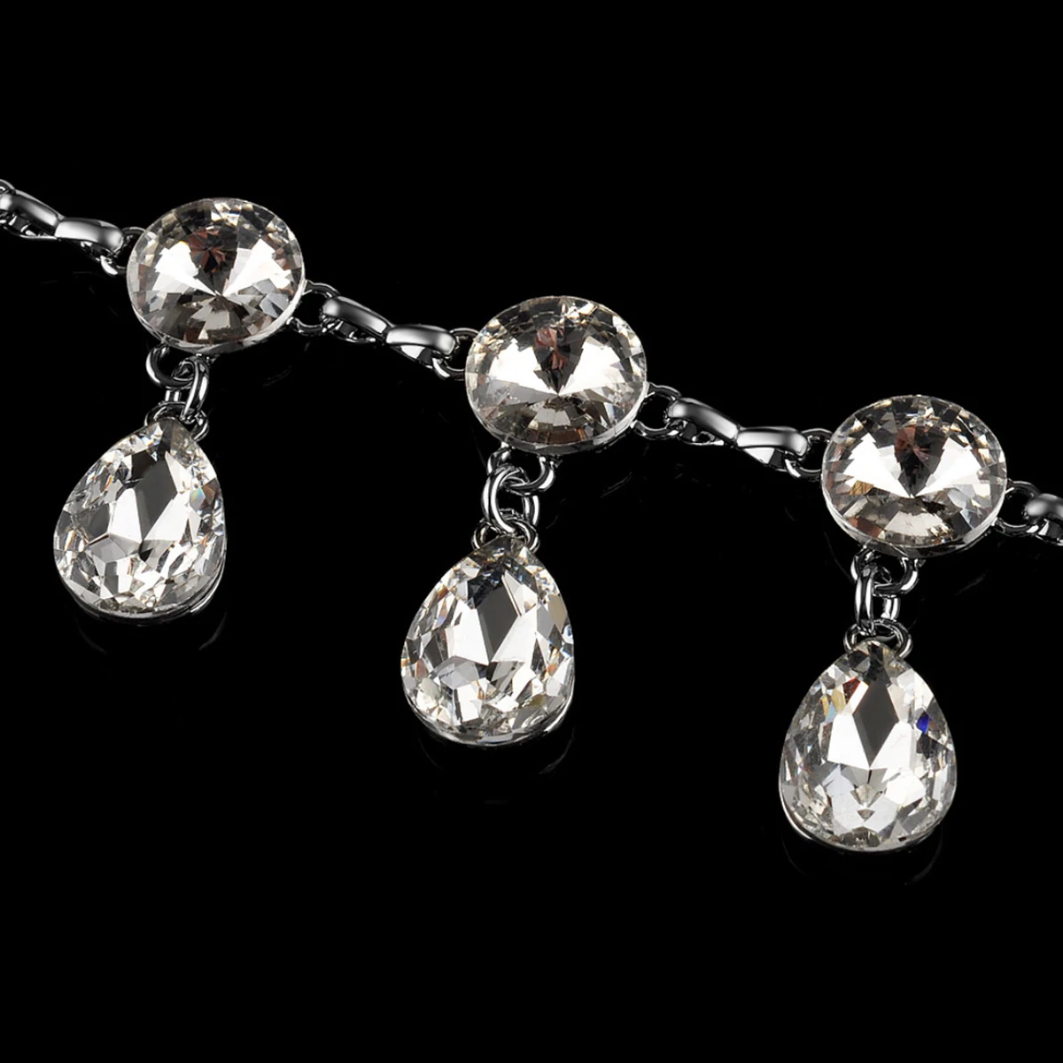 

1Pc Chic Water Drop Waist Chain Alloy Fashion Women Waist Chain Body Chain for Evening Prom Wedding Parties
