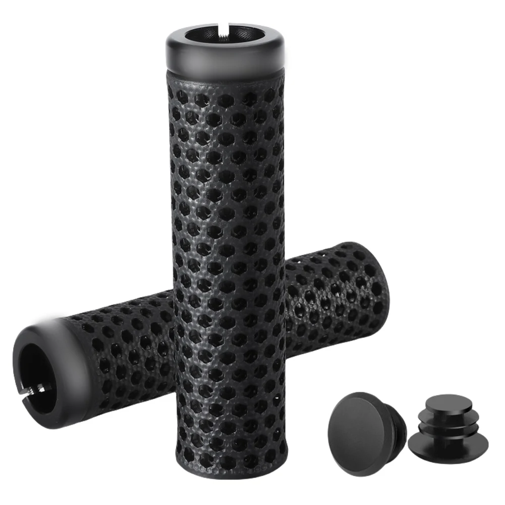 

Для Demanding Terrain Черный замок на ручках Амортизирующие ручки Ручки ETPU с 3D-печатью Стопорное кольцо из алюминиевого сплава