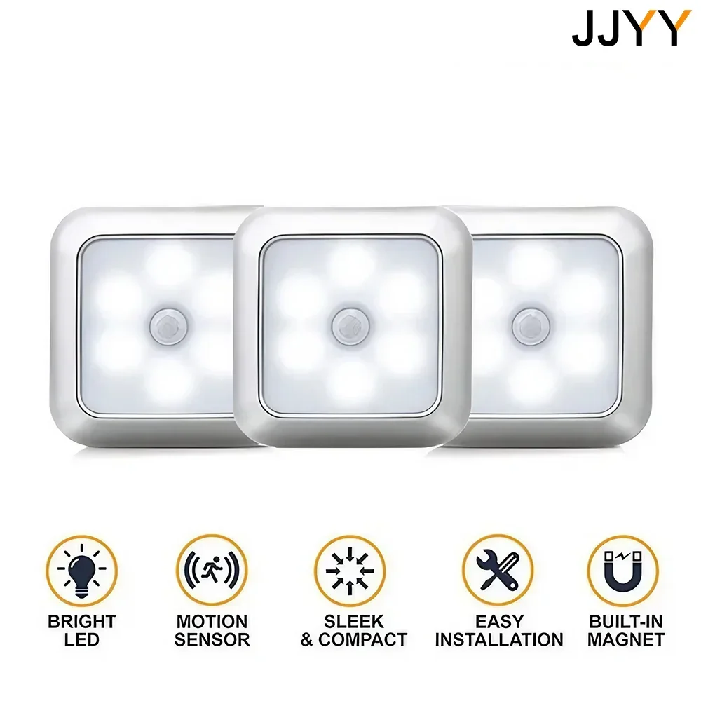 Sensor Night Light LED Night Lamp for Wardrobe Bedside Toilet Staircase Bedroom Home Corridor Atmosphere Lighting