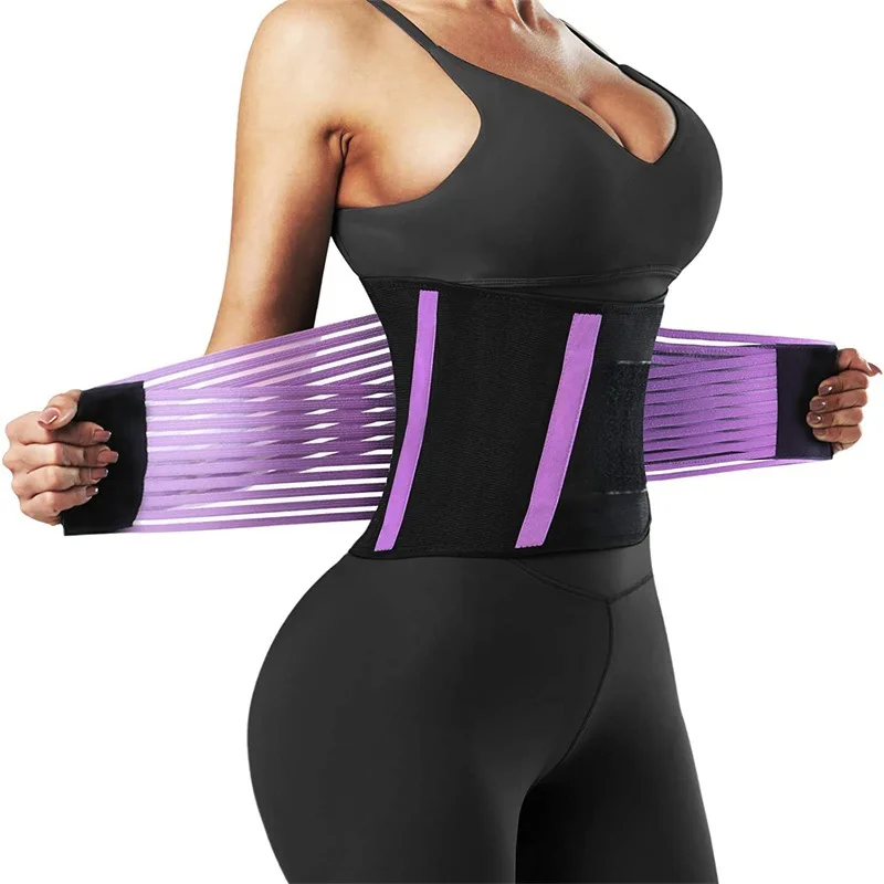 Waist Trainer Belt Elastic Slimming Body Shaper Fitness Belt Sport Girdle Workout Shapewear for Women Personal Health Care