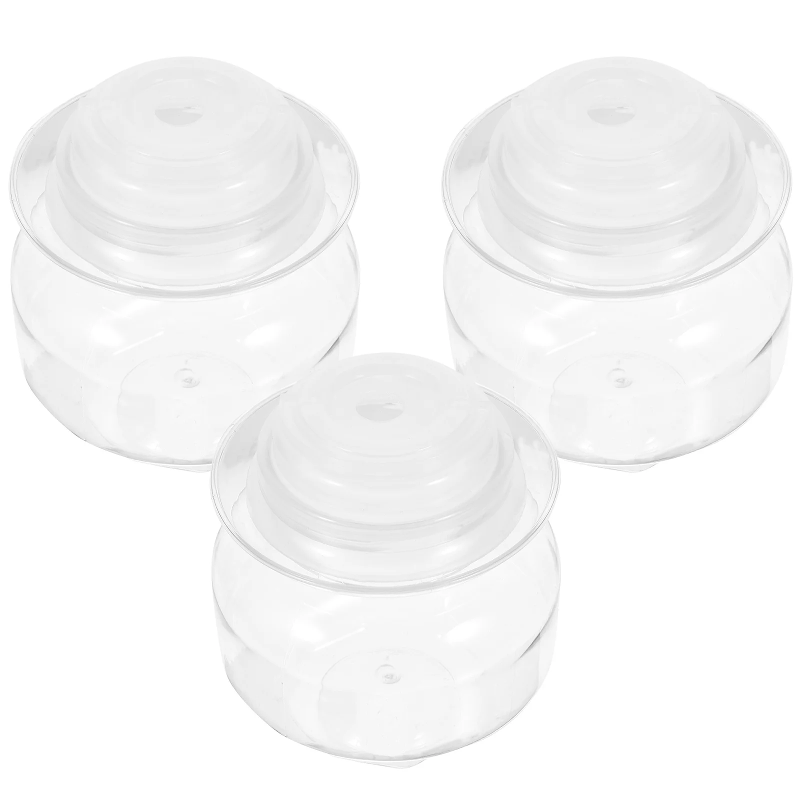 3Pcs Juice Bottles Milk Tea Bottle Wide Mouth Plastic Drink Container Portable Beverage Bottle for Party Outdoor Use