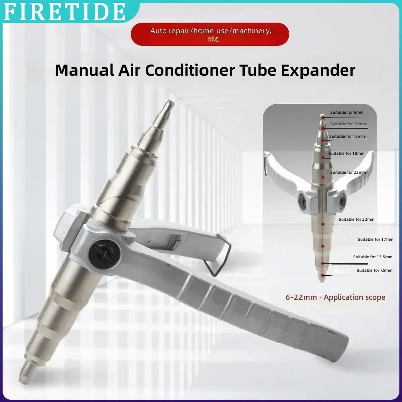 AC Copper Pipe Flaring Expander Tool Manual Tube Forming Kit for Refrigerator Air Conditioner HVAC Repair Installation Dremel