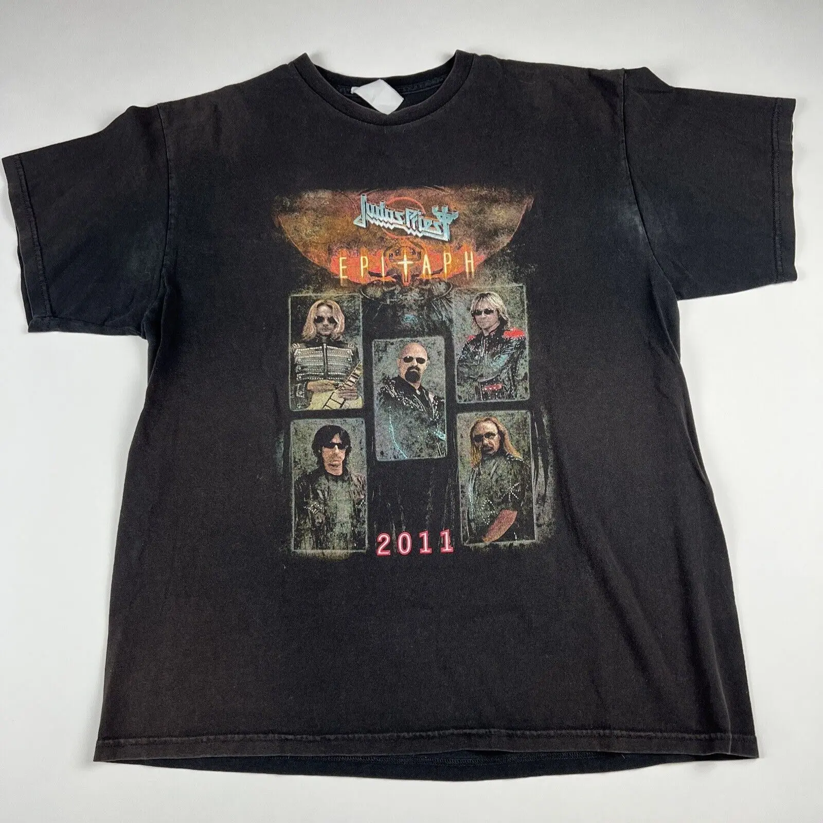 2011 Judas Priest Epitaph T Shirt Sz Large