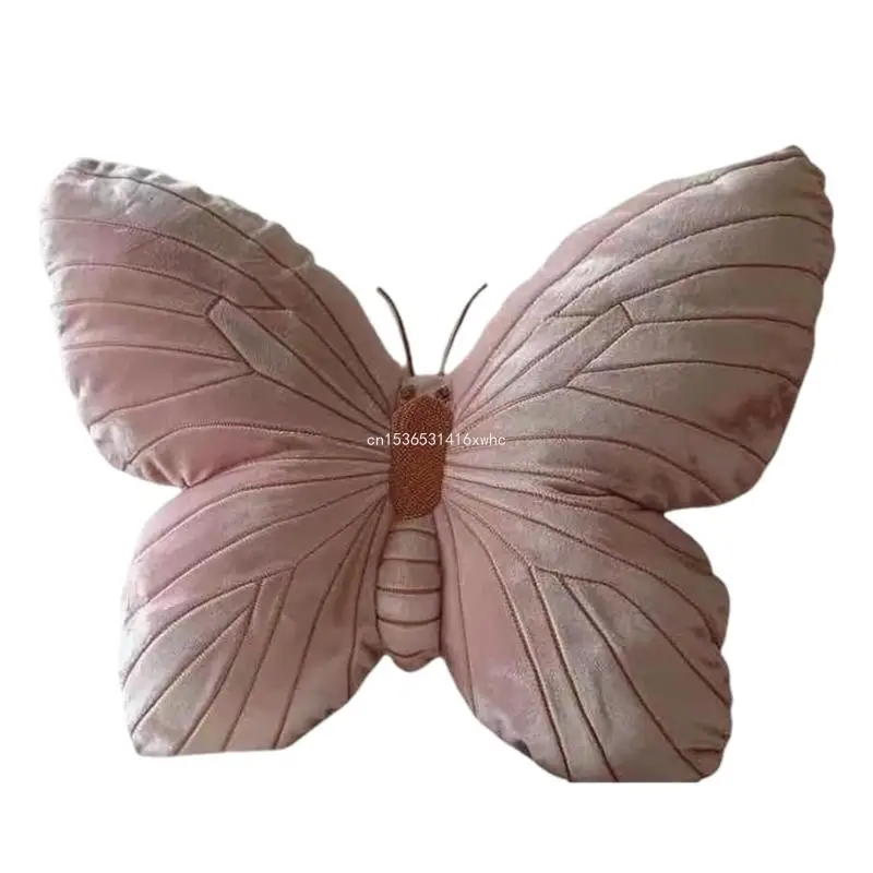 

Dropship Charm Butterfly Cushions Plush Butterfly Plush Cushions Soft Seating Pad for Relaxing Bedroom or Living Space