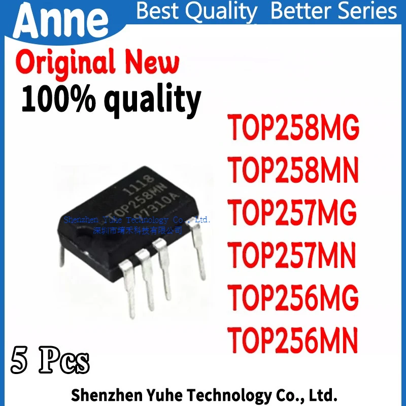 (5piece)100% New TOP258MG TOP258MN TOP257MG TOP257MN TOP256MG TOP256MN DIP-9