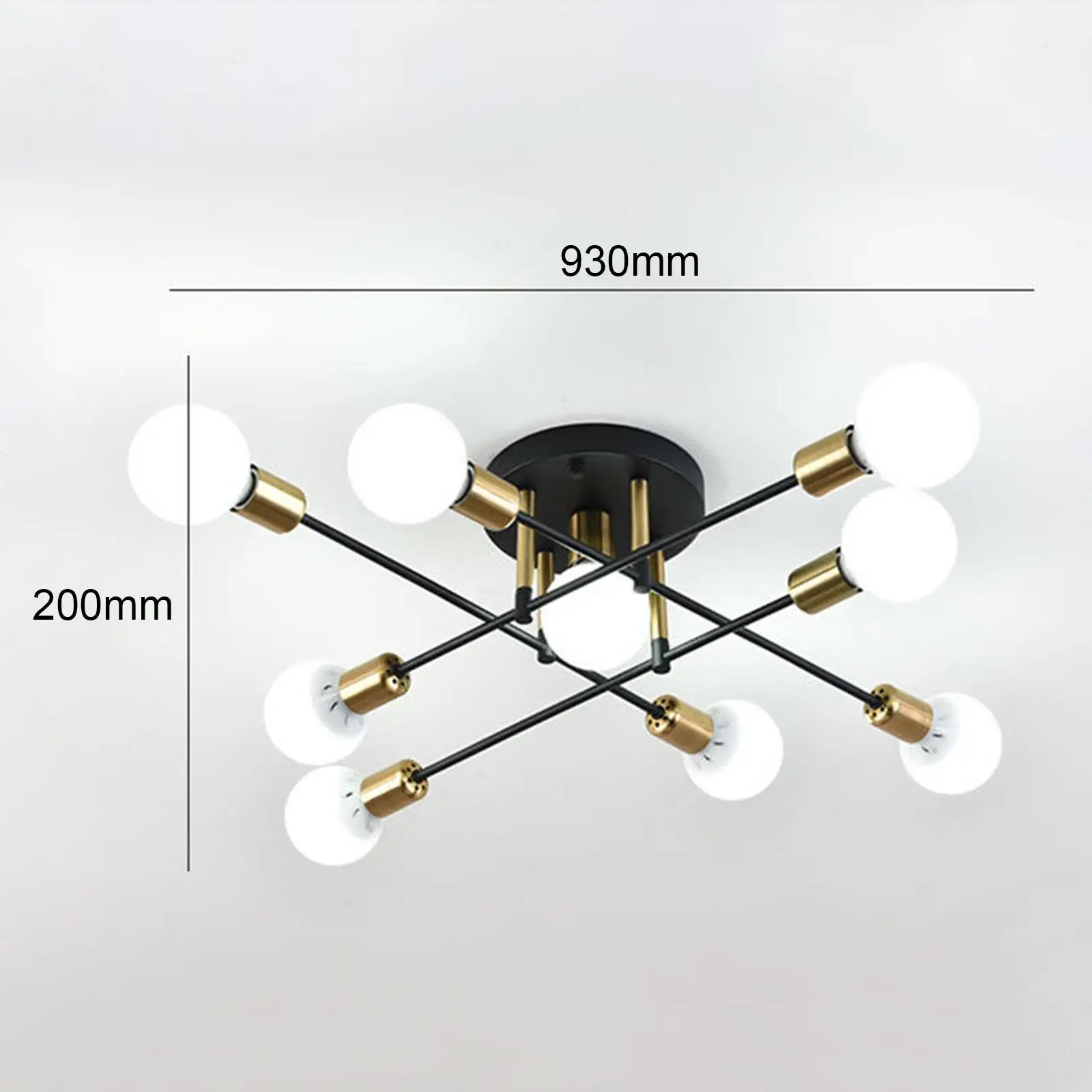 Nordic Ceiling Light E27 Base Pendant Light Indoor Lighting Fixture Sputnik