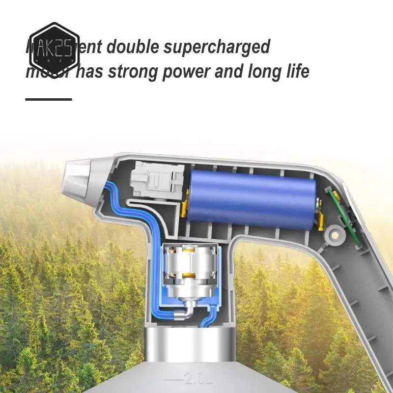 

AK25-2.5L Electric Plant Spray Bottle Automatic Watering Fogger USB Electric Sanitizing Sprayer Hand Watering Machine