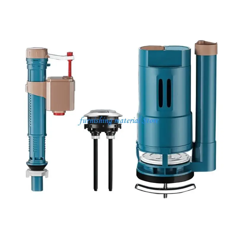 

Y5GD Toilet Inlet and Outlet Valves Set Drain Flush Cistern Valves Replacement Toilet Cistern Inlet Valves Easy to Install