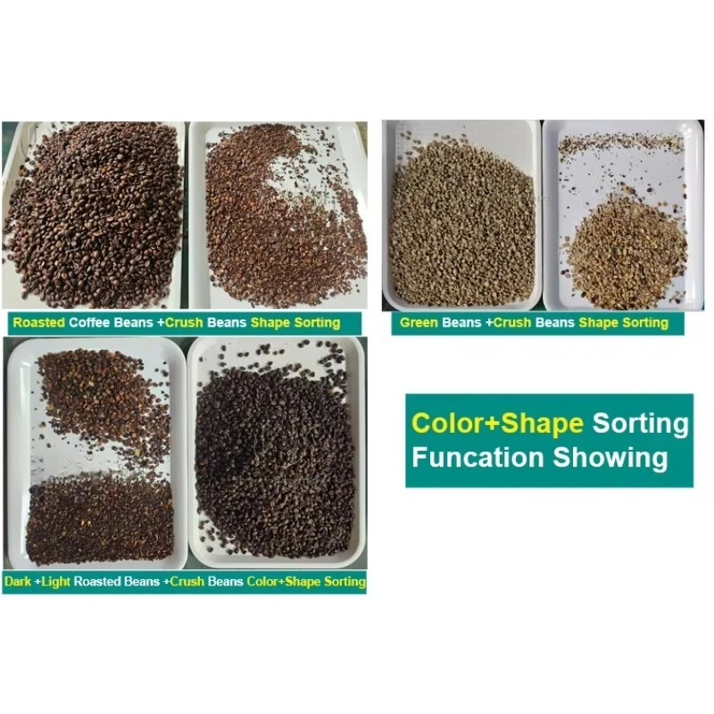 Hyway Industrial Intelligent Coffee Beans Rice Garin Plastic Hazelnut Rice Corn Color Shape Color Sorter Color Sorting Machine