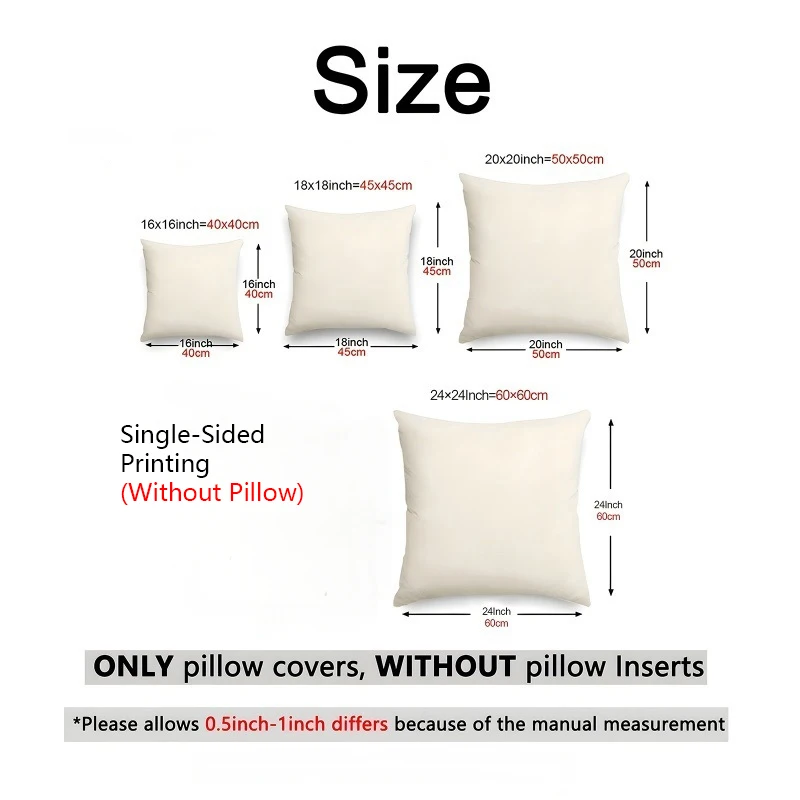 Funda de almohada quadrada de poliéster con elementos decorativos navideños, funda de cojín decorativo para sofá, sala de estar