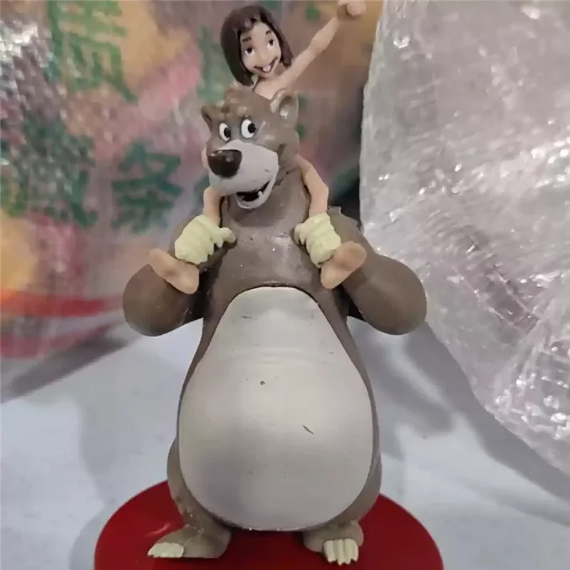 8-10cm libro de la selva Baruch oso figura muñeca modelo de PVC para niños juguete