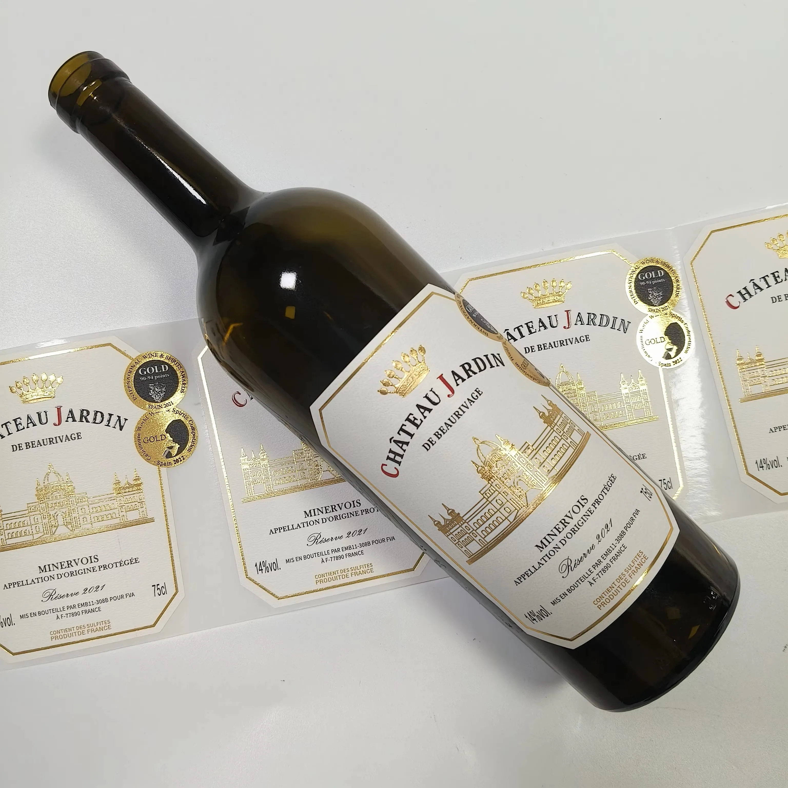 Наклейки с индивидуальным лого – обзор и цена Wine Beer Juice