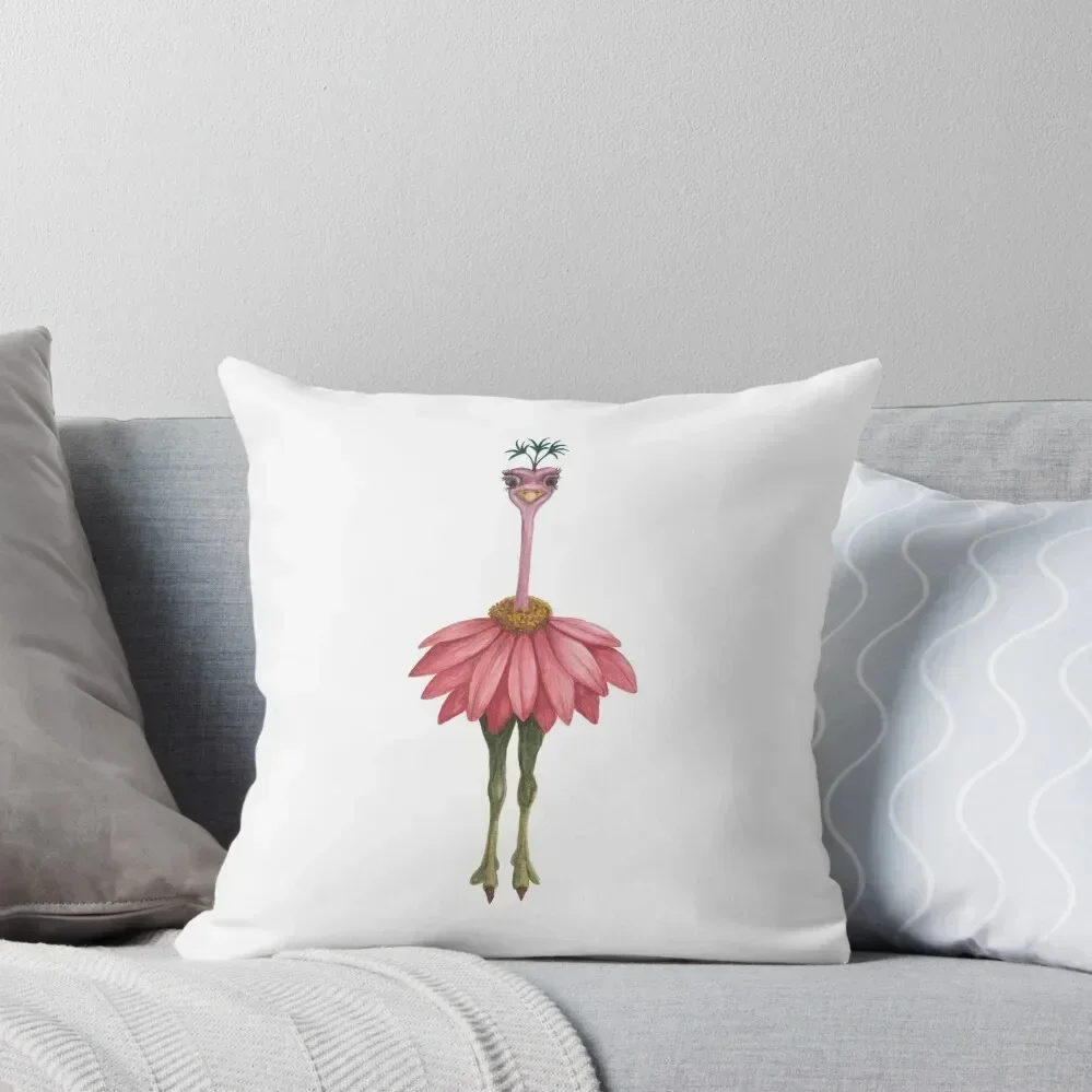 

ostrich flower Throw Pillow autumn decoration Pillows Aesthetic Rectangular Cushion Cover pillow