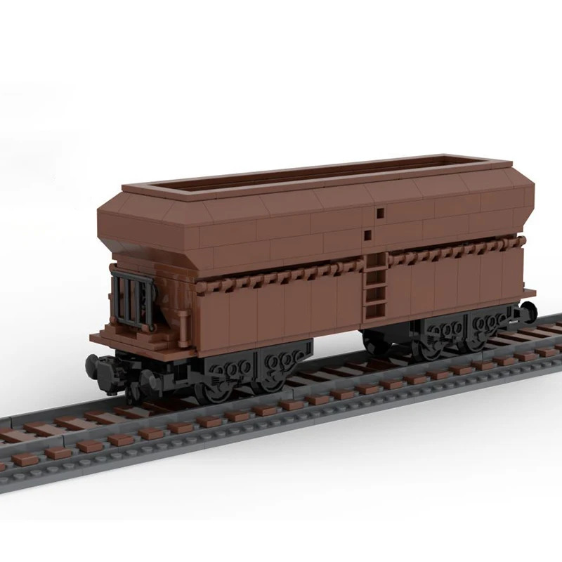

MOCOre Hopper Fals model building block train model city assembly train building block DIY toy set