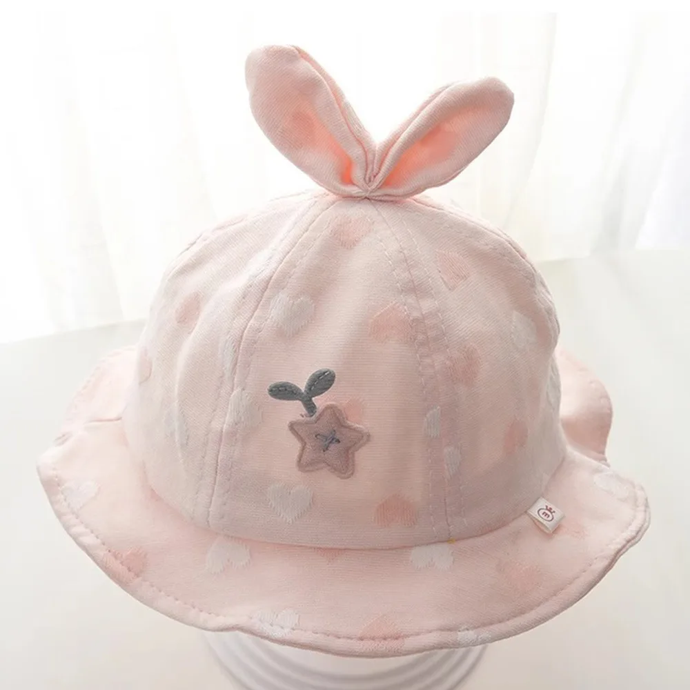 

Fashion UV Protection Spring-Autumn Baby Hat Cartoon Summer Kids Bucket Hat Thin Girls Sun Hat