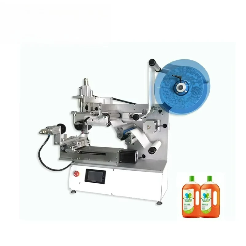 Semi Automatic Sticker Flat Top Sticker Labeling Machine for Carton Box Container