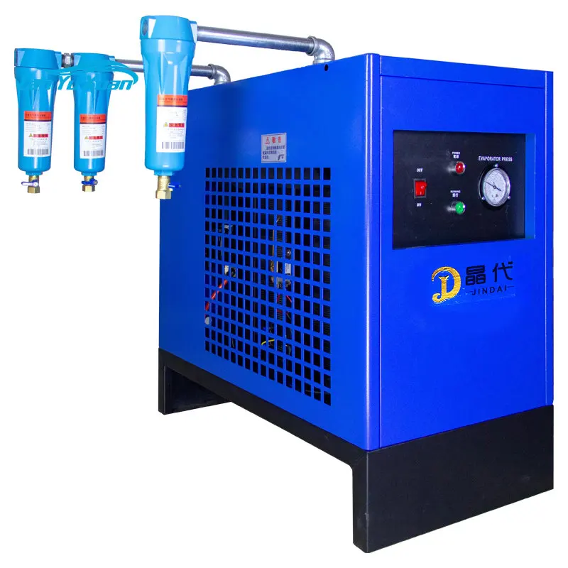 Silent 10HP Screw Air Compressor Dryer System Compressed Air Dryer Refrigerated Air Compressor with Dryer