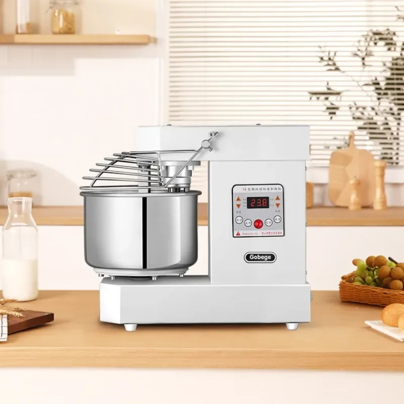 Two-speed double-action dough mixer mixing and kneading machine commercial 10/15/25 kg real-time temperature display