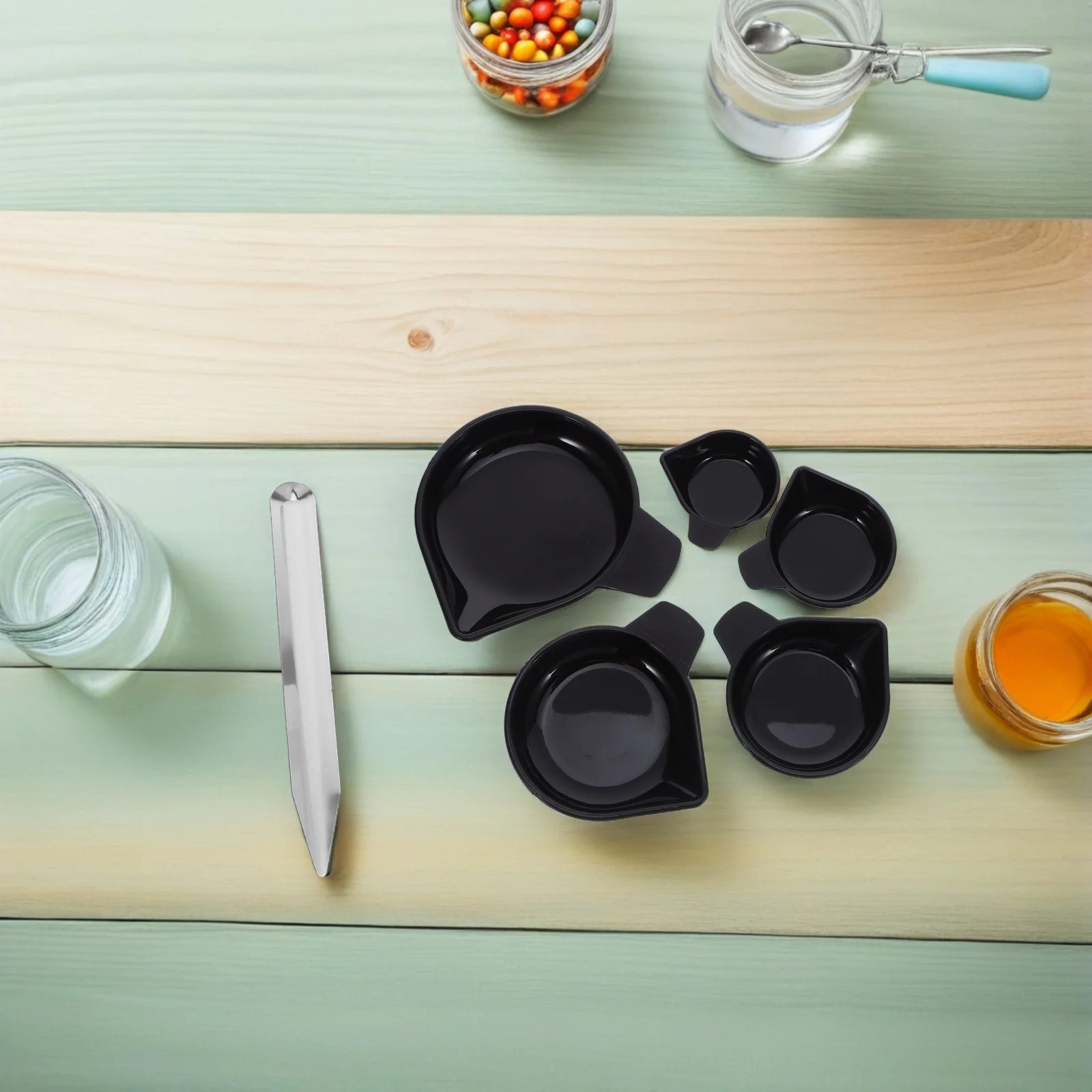 

1 комплект, пластиковая прецизионная сковорода из нержавеющей стали для ювелирных изделий, лабораторные весы для измерения порошка, миска для посуды, контейнер, компактный