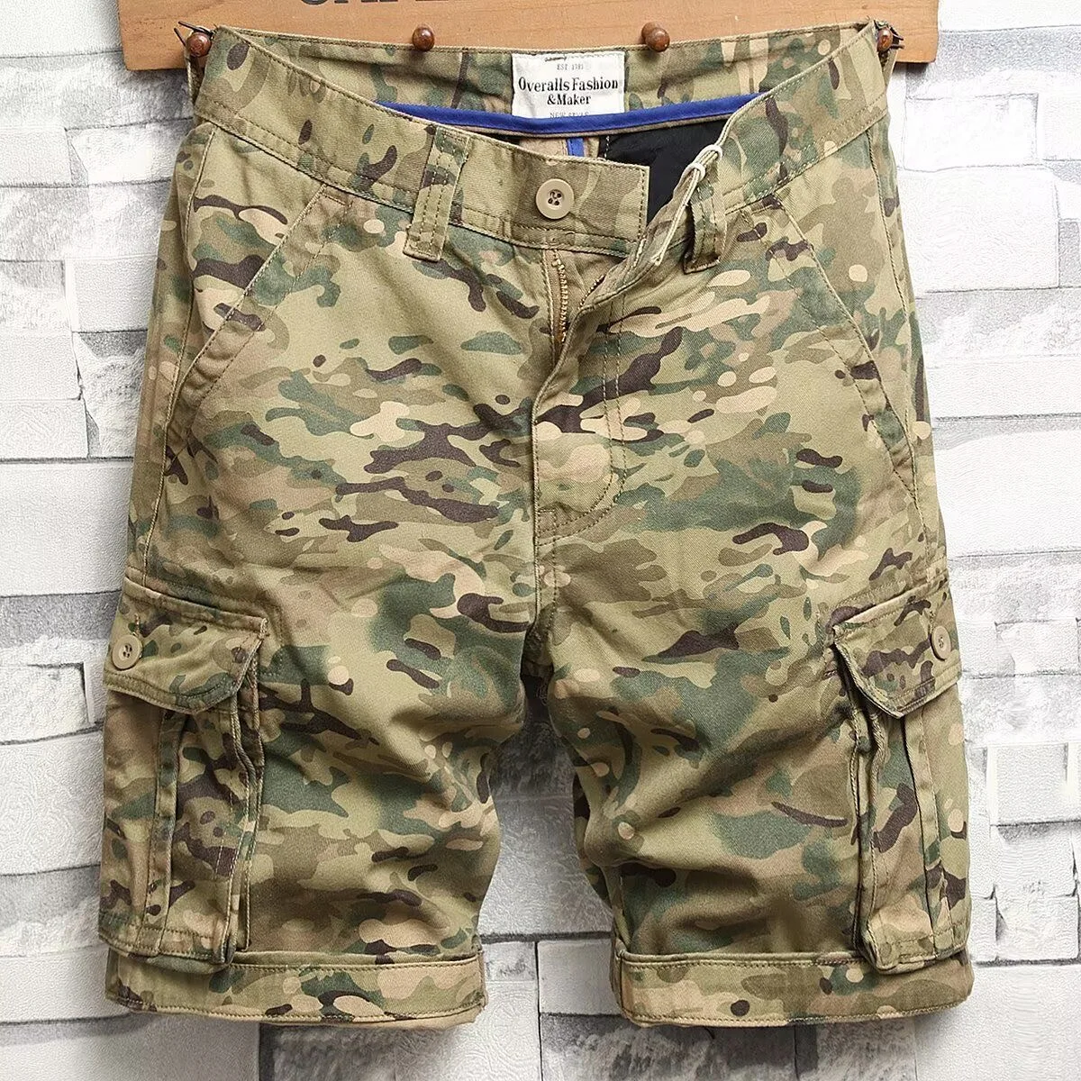 

Летняя мода, трендовые прямые трубки с принтом, американская рабочая одежда в стиле ретро, шорты для мужчин, свободные спортивные брюки большого размера, высококачественные брюки