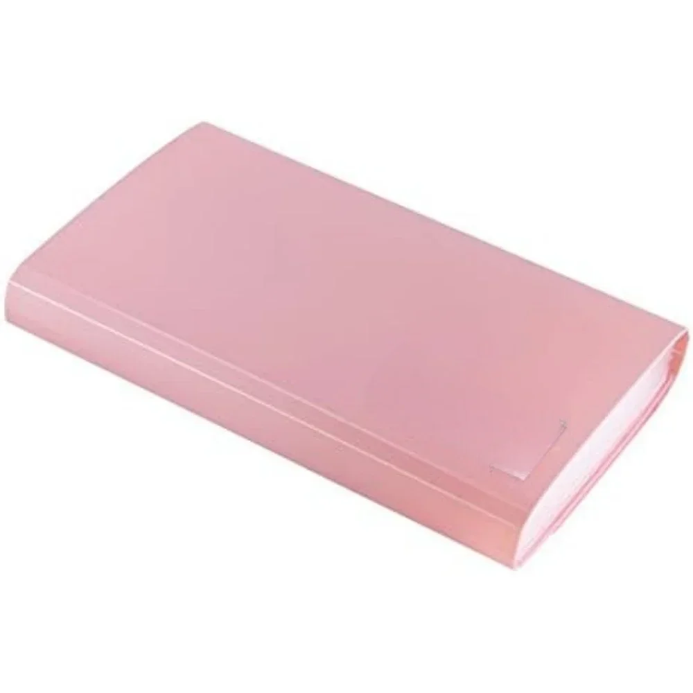 مجلد الأكورديون المقسم محفظة صغيرة PP، بطاقات، كوبونات، إيصالات، عناصر ضريبة أو تغيير، 7 × 4.5 بوصة، 12 جيبًا،