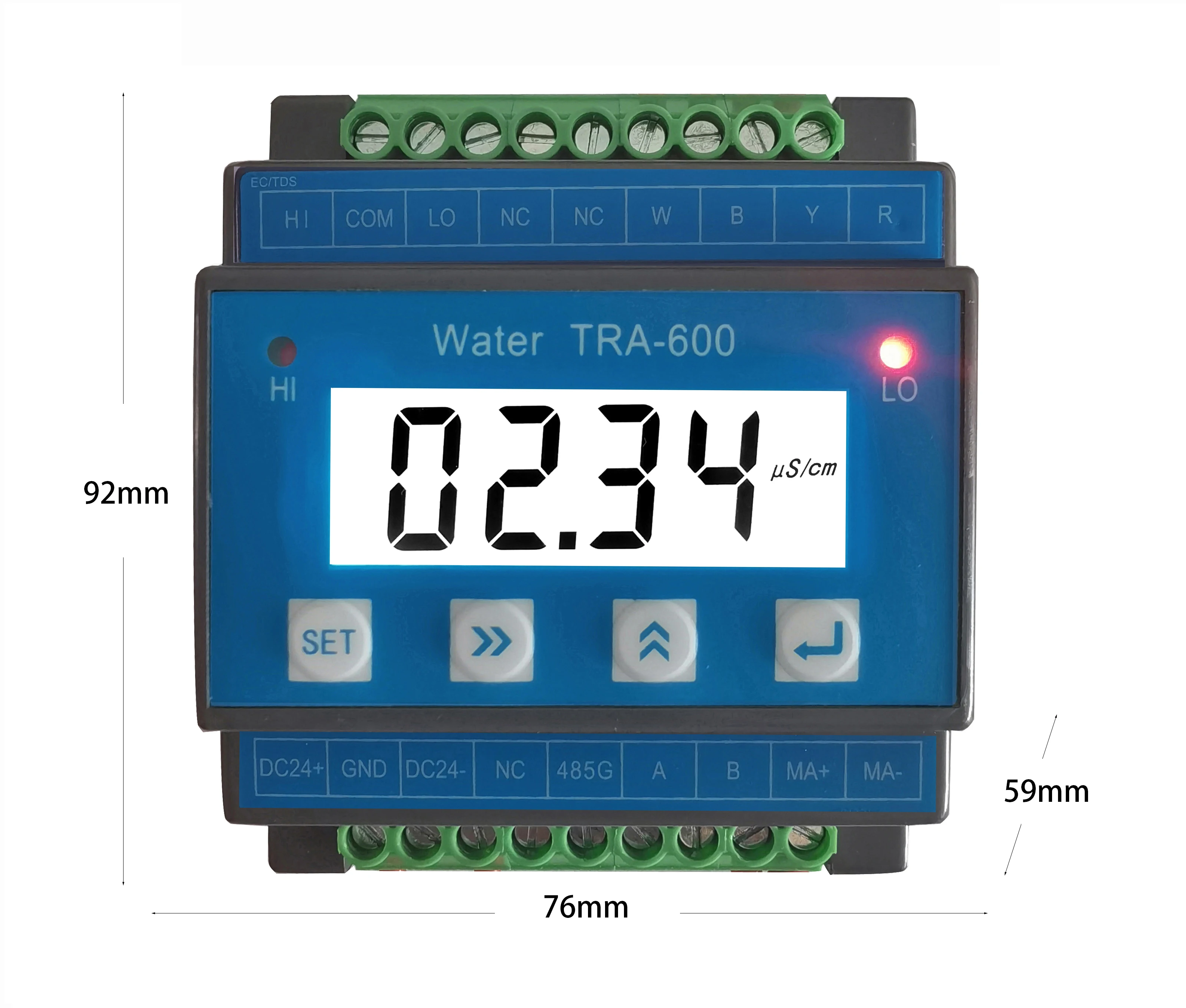 Imagem -05 - Transmissor Controlador de Condutividade Online Tds ec Série Tds-tra600 Novo