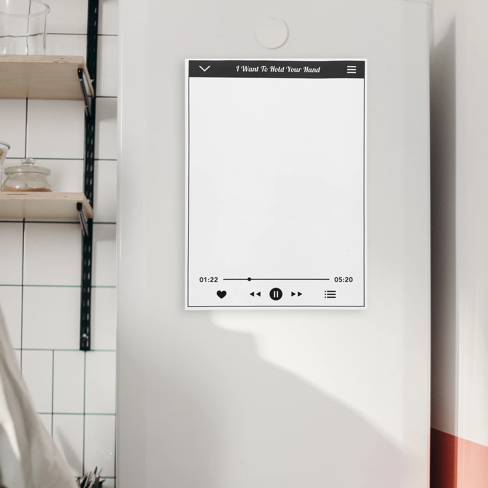 

Magnetic Whiteboard for Fridge Dry Erase Board Notepad Organizer Schedule Planner Writing Surface Erasable Kitchen Tool