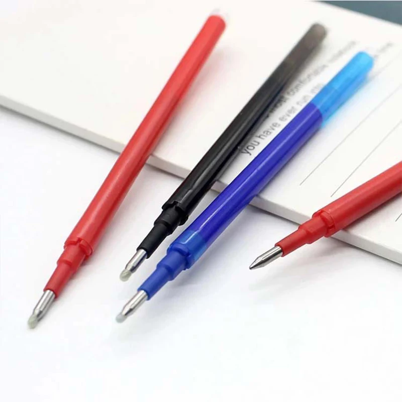 0,7 mm Presstyp-Nachfüllungen, blau, schwarz, rot, grün, löschbar, große Kapazität, 30 Stück/Set, Schule, Büro, Schreibwaren – Detail 4
