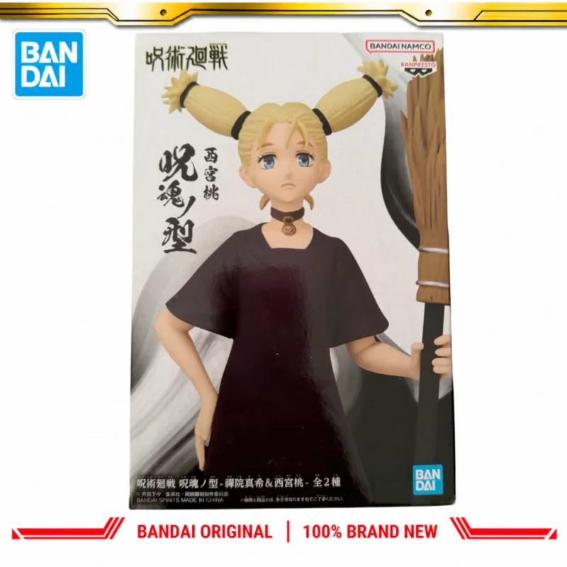 En stock: Figura de acción original Bandai Banpresto de Jujutsu Kaisen, Nishimiya Momo, modelo de muñeca, nueva en caja, personajes de anime, juguetes.