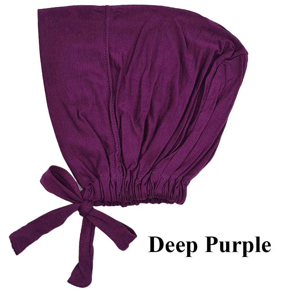 Neue Weiche Modale Muslimischen Turban Hut Innere Hijab Caps Islamischen Underscarf Motorhaube Indien Hüte Weibliche Headwrap Turbante Mujer