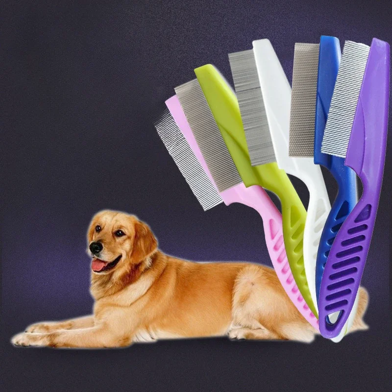 Gentle Nits Flea Eggs Remove Brush for Small Dog Fine Toothed Furminator Pet Puppy Eye Belly Comb Untangling Cat Hairs Product