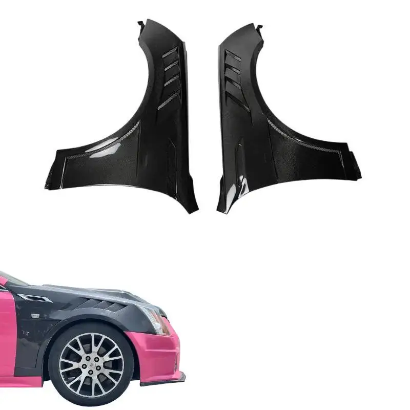 

Боковые крылья из углеродного волокна для Cadilla CTS 2008 2009 2010 2011 2012, брызговики, автоматически модифицированные внешние аксессуары