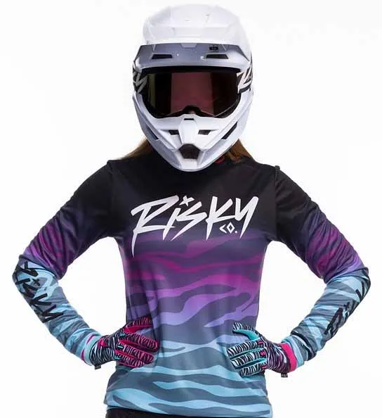 bicycle jersey summer women  mountain bike downhill DH  enduro quick drying long sleeve cycling shirt enduro motorcycle jersey