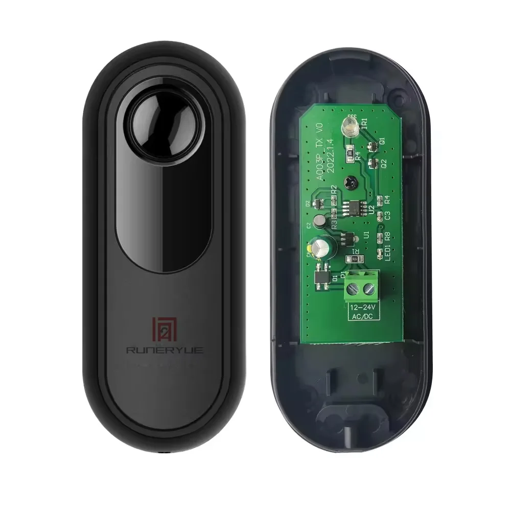 Security Grade IR Beam Detector - 12-36V DC IP65 Rated 40M Long-Range Anti-Tamper Sensor for Perimeter Protection