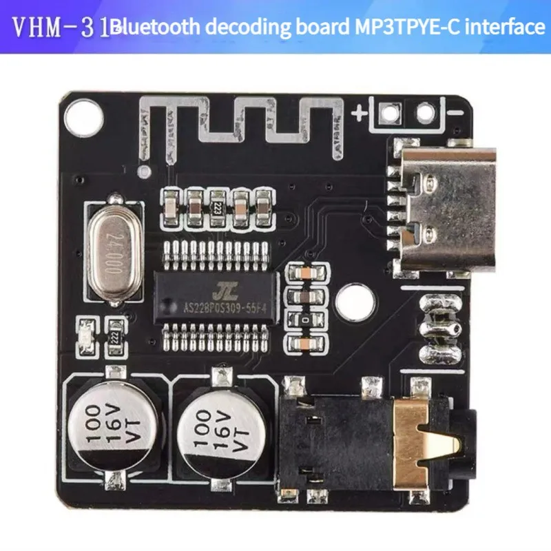 Bluetooth Audio Receiver Board Bluetooth 5.0 MP3 Lossless Decoder Board Wireless Stereo Music Module 3.7-5V XY-BT-Mini