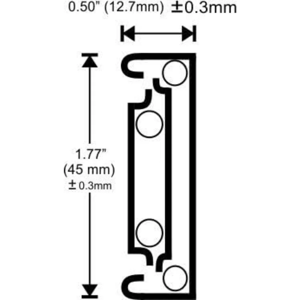شرائح درج تثبيت جانبية ناعمة كاملة التمديد بسعة 100 رطل، 24 بوصة، 10 عبوات لتشغيل سلس وهادئ #6