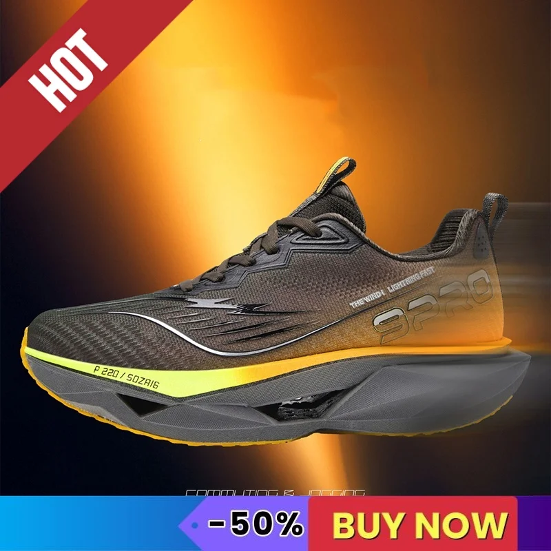 

Marathon Men Sports Running Shoes Sneakers Carbon Plate Lightweight Breathable Comfortable Women Athletic Nonskid Sneakers Soft