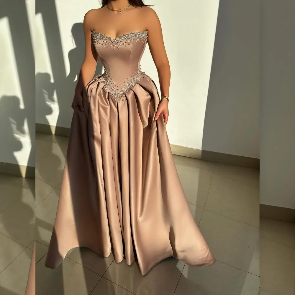 Blush Satin Evening… - image