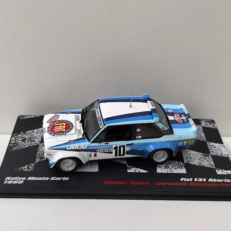 

DEA масштаб 1:43, FIAT 131 1980, модель гоночного автомобиля из сплава, статическое украшение, коллекционные подарки, игрушки