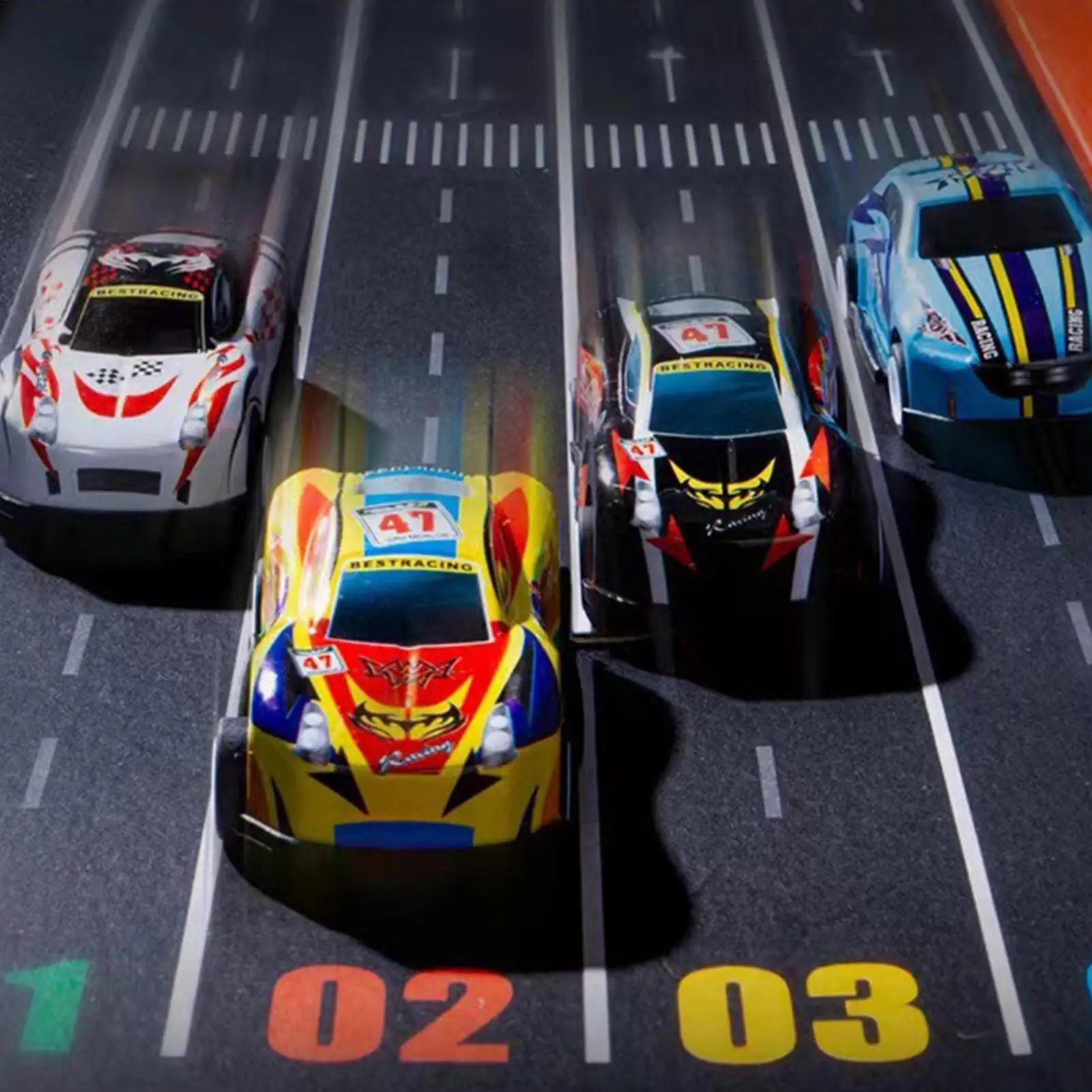 24-teiliges Mini-Auto-Set, Trägheit, zurückziehbare Autos für Jungen, Kunststoff-Fahrzeugmodell mit Behälter, Sammlung, Spielzeug, Geburtstagsgeschenk, Kind